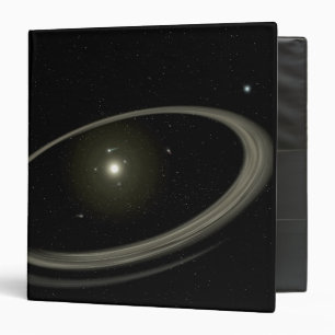 A young star circled by full-sized planets binder