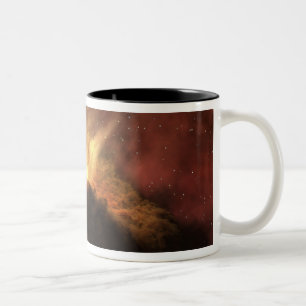 A young star Two-Tone coffee mug