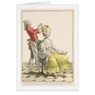 A Young Woman in a Peignoir with her Hairdresser,