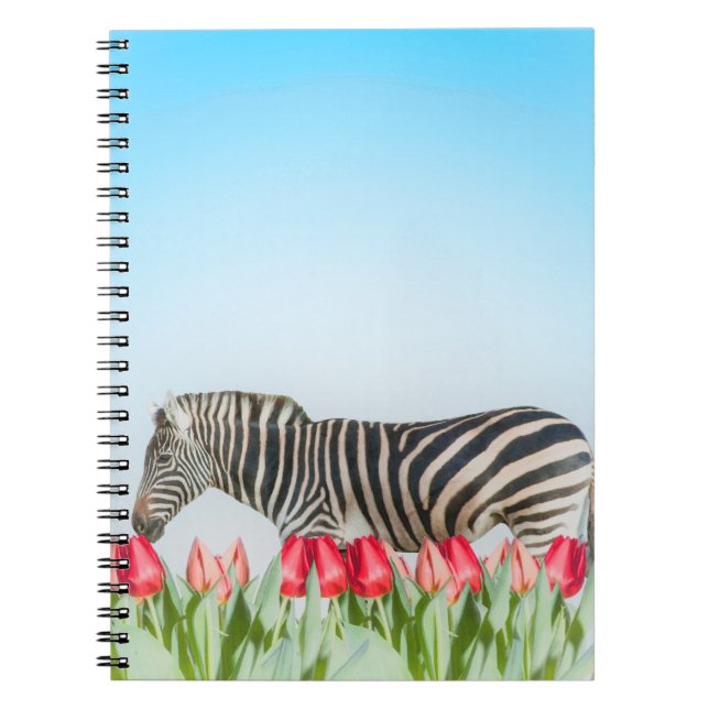 A Zebra Among the Tulips Notebook (Front)