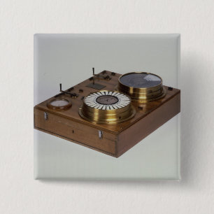 A Zeigertelegraph, produced by Werner von 2 Inch Square Button