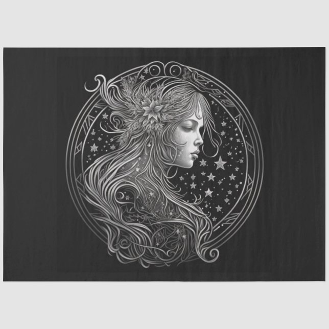 A Zodiac Series Design 11 Tissue Paper (Front)