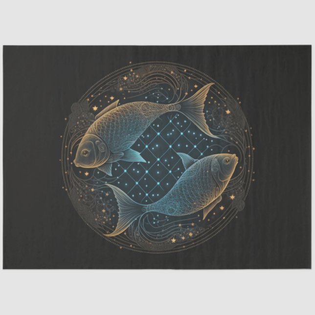 A Zodiac Series Design 4 Tissue Paper (Front)