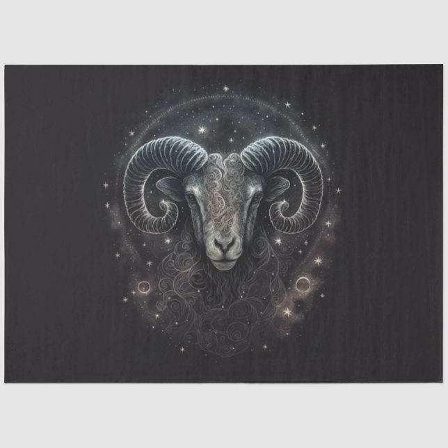 A Zodiac Series Design 8 Tissue Paper (Front)