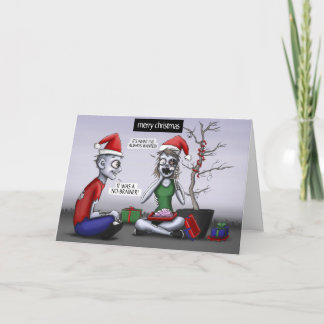 A Zombie Christmas Holiday Card