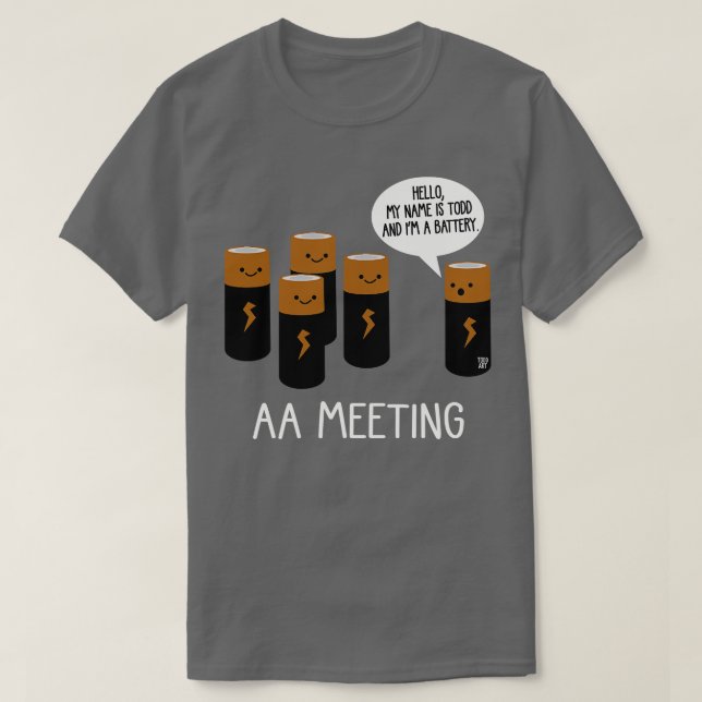 AA MEETING T-Shirt (Design Front)