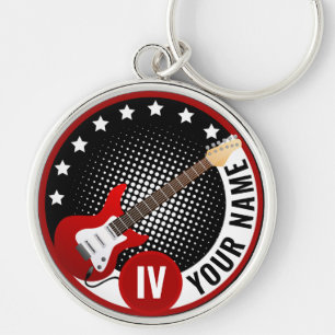 AA NA Medallion for Musician, Guitar Player Keychain