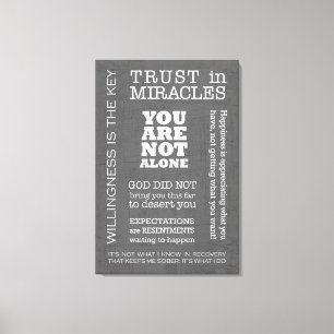 AA Sayings & Slogans 3 Canvas