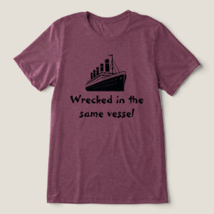 AA Wrecked In the Same Vessel design Tri-Blend Shirt