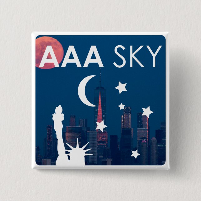 AAA SKY Button (Front)