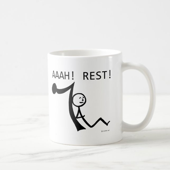 Aaah Rest! Coffee Mug (Right)