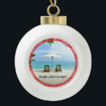 Aaah...Retirement,<br><div class="desc">Aaah... retirement, relaxing at the beach, colourful Christmas design.</div>