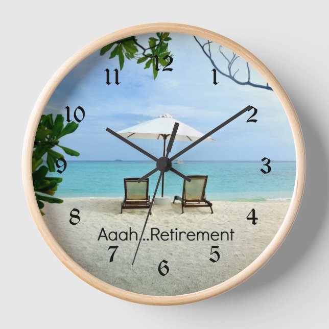 Aaah...Retirement Clock (Front)