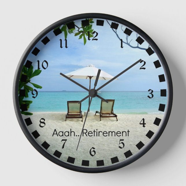 Aaah...Retirement Clock (Front)