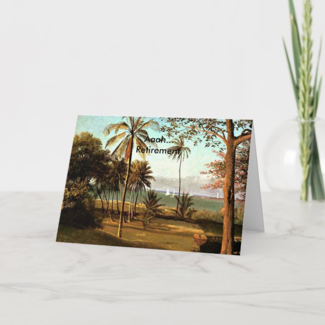 Aaah...Retirement, Florida Scene, Card (Front)