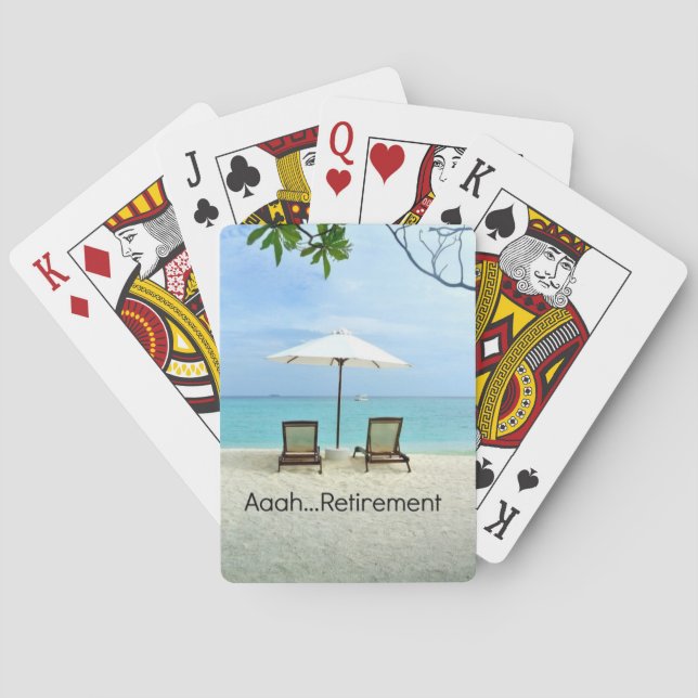 Aaah...Retirement Playing Cards (Back)