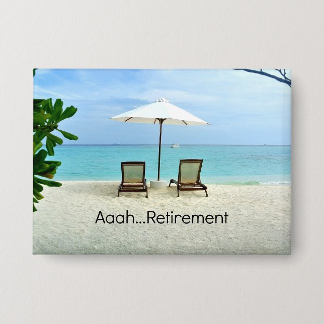 Aaah retirement...relaxing at the beach, (Front)