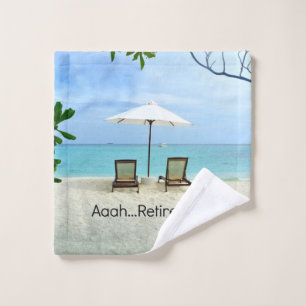 Aaah...Retirement Wash Cloth