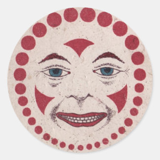 Aaargh! Sinister Clown! Classic Round Sticker