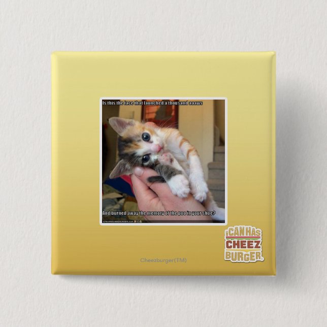 Aaaws 2 Inch Square Button (Front)