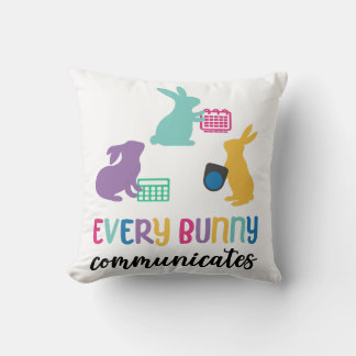 AAC coussin de Pâques conception réversible lapin 