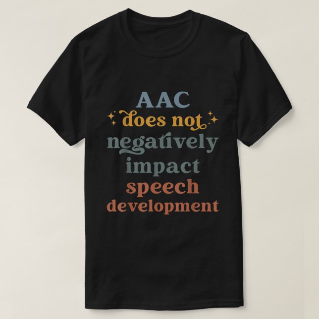 Aac Slp Speech Therapy Aac Communication Device Fo T-Shirt (Design Front)