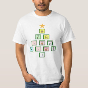 AAC We Wish You a Merry Christmas T-shirt