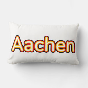 Aachen Deutschland Germany Lumbar Pillow