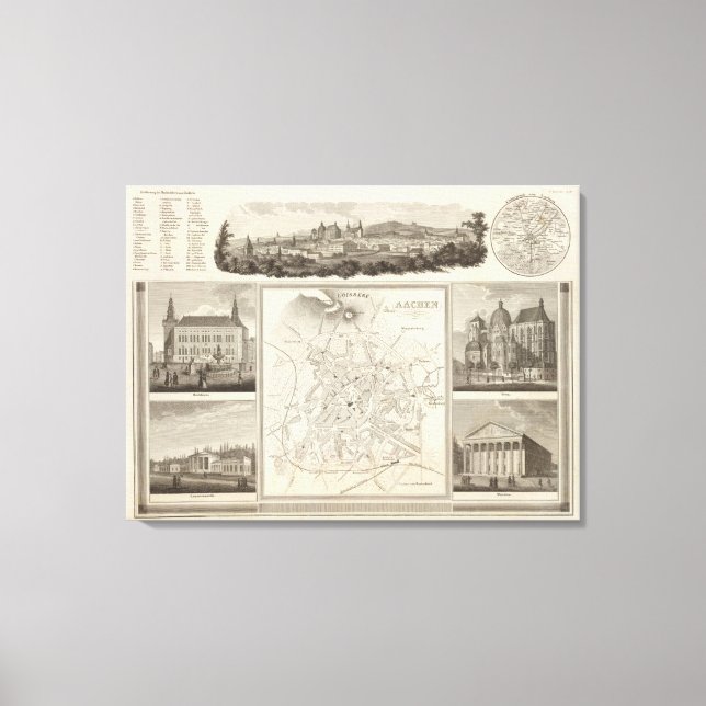 Aachen, Germany Canvas Print (Front)