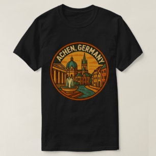 Aachen Germany Cityscape Art T-Shirt