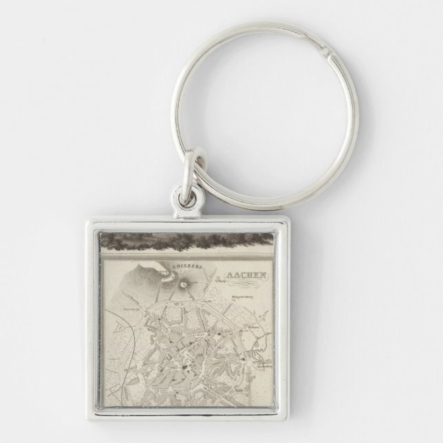 Aachen, Germany Keychain (Front)