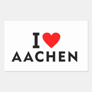 Aachen Germany love city heart like travel Sticker
