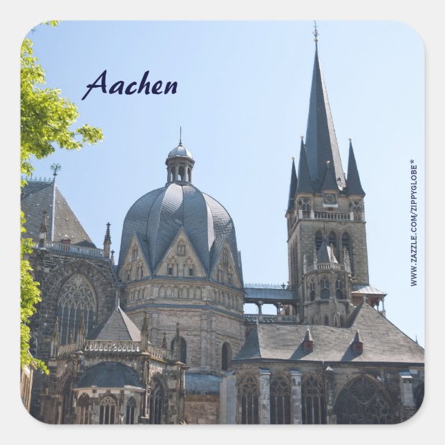 Aachen Square Sticker (Front)