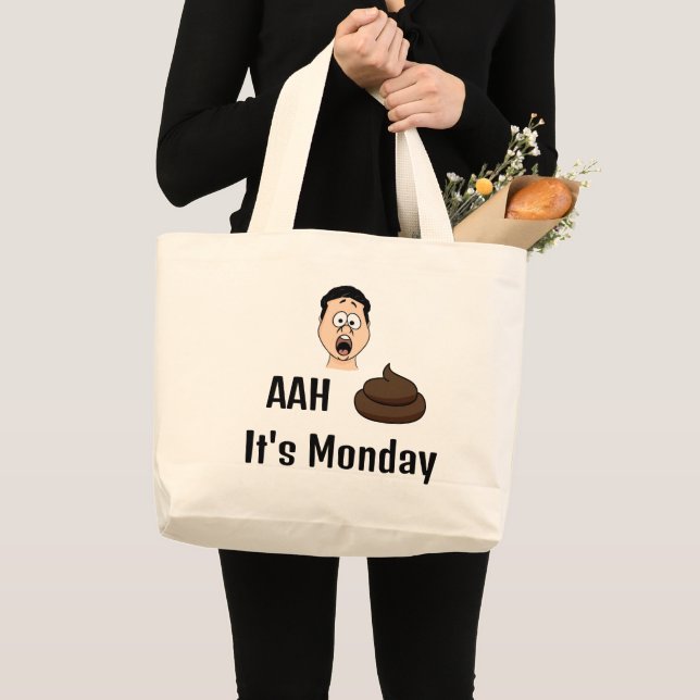 AAh S&%# It's Monday Tote Bag (Front (Product))