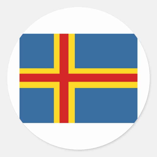 Aaland Classic Round Sticker (Front)