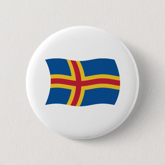 Aaland Flag Button (Front)