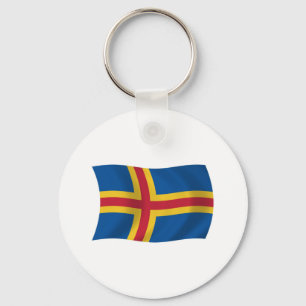Aaland Flag Keychain