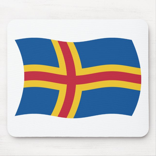 Aaland Flag Mousepad (Front)
