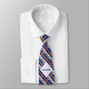 Aaland Islands Ålander Flag Tiled Personalized  Tie