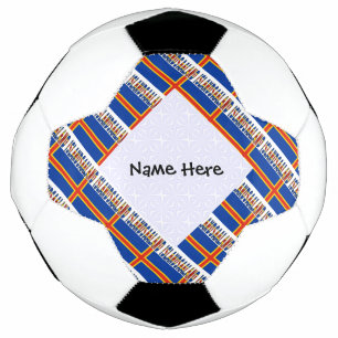 Aaland Islands and Ålander Flag Personalized Soccer Ball