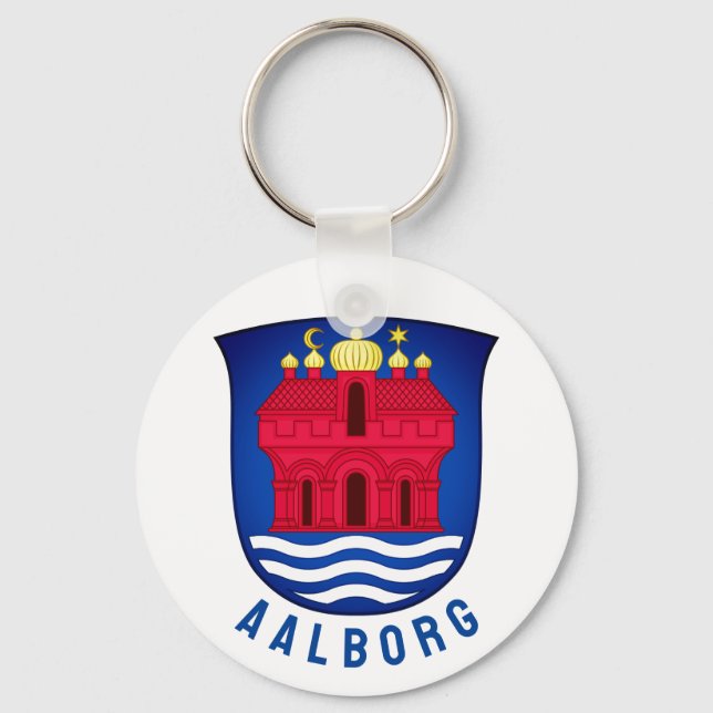 Aalborg coat of arms - DENMARK Keychain (Front)