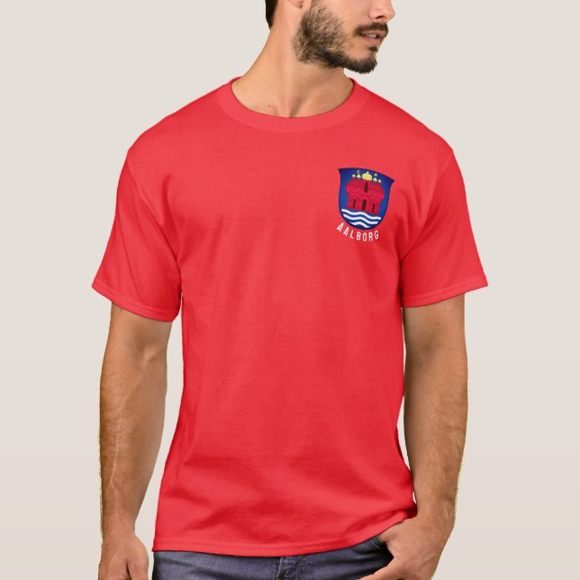 Aalborg coat of arms - DENMARK T-Shirt (Front)