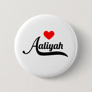 Aaliyah 2 Inch Round Button
