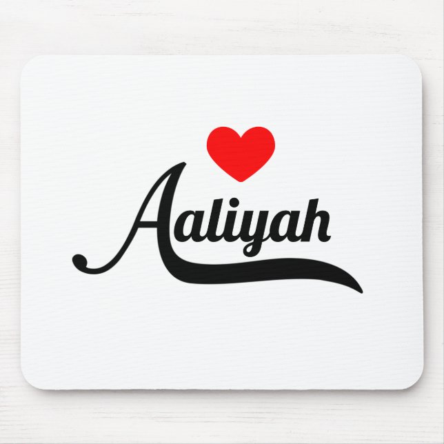 Aaliyah Mouse Pad (Front)