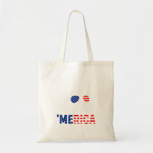 Aamerica Boston Terrier Patriotic 4th Of July Dog Tote Bag