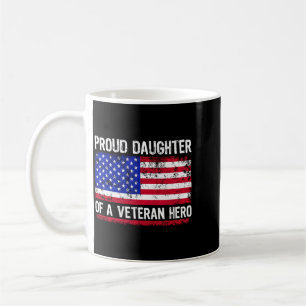 Aamerican Flag Patriotic Daughter Veterans Day For Coffee Mug