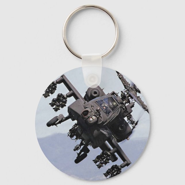 Aapache Attack Helicopter Keychain (Front)