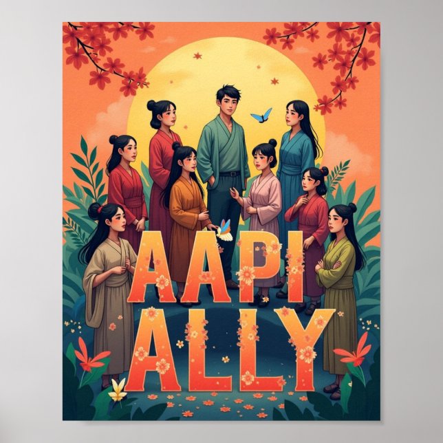 AAPI ALLY POSTER (Front)