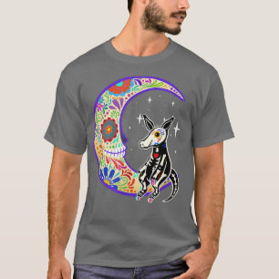 Aardvark Dia de Los Muertos Skeleton  T-Shirt