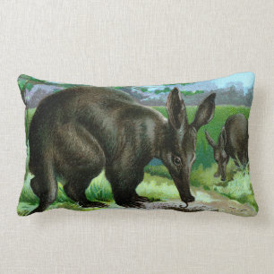 Aardvark Eating Ants Lumbar Pillow